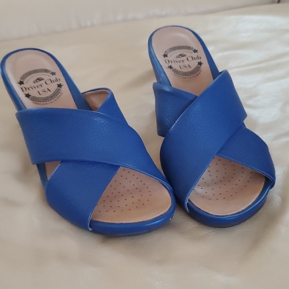 Driver Club USA Women's  Wedge Sandals Sz.8